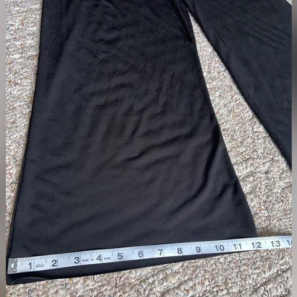 Balera Black Wide legged Dance pants Small Adul - Picture 4 of 8